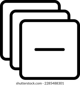 Kollektionssymbol mit isoliertem Vektorgrafik und transparentem Hintergrund