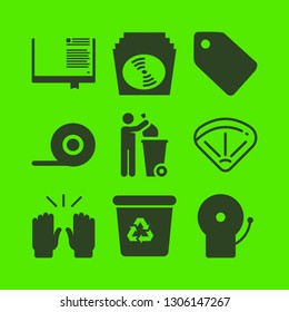 collection icon set with hands, book and bell vector illustration