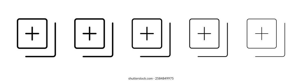 Collection icon Vector logo sign