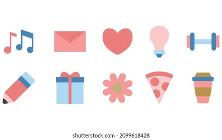 collection of icons for all purposes