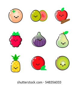 Fruit Fondue Characters Stock Vector (Royalty Free) 261462653