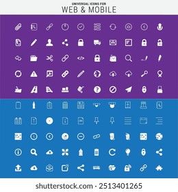 A collection of icons including web and mobile.