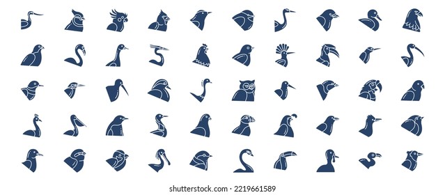 
Collection of icons related to Birds, including icons like Avocet, Duck, Cardinal and more. vector illustrations, Pixel Perfect set