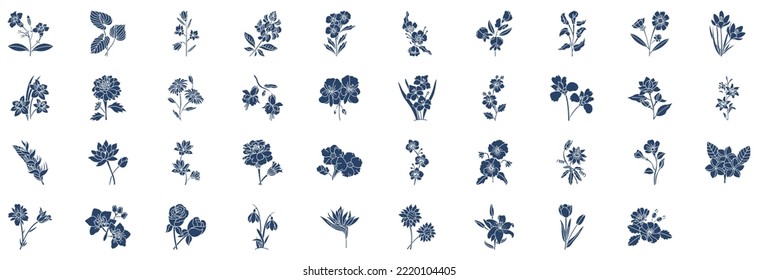 
Collection of icons related to Flowers, including icons like Fuchsia, Daisy, Sunflower and more. vector illustrations, Pixel Perfect set