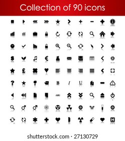 Collection of icons for your business website. Web, medical, media and other.