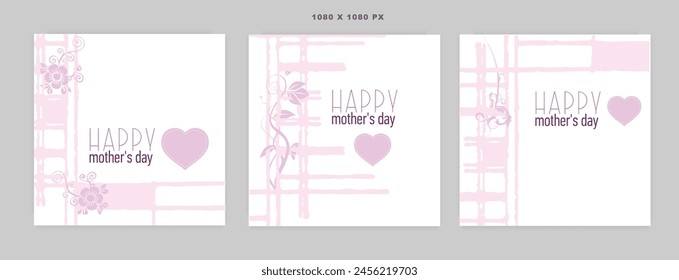 Collection with illustration for Mother's Day.