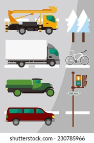 It is a collection of illustrations of the car.