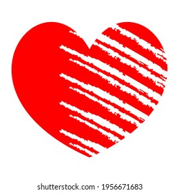 Collection of illustrations of hearts, love symbol icon, love symbols