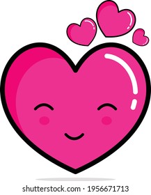 Collection of illustrations of hearts, love symbol icon, love symbols