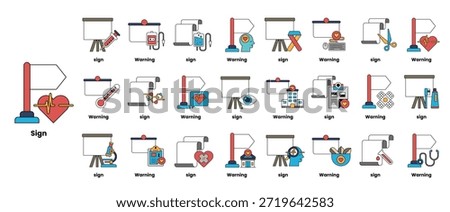 A collection of images with the word "work" on the top left. The images include a heart, a sign, a person, a building, a car, a computer, a knife, a fork, a spoon, a cup