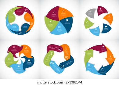 Collection of Info graphic Templates for Business Vector Illustration EPS10