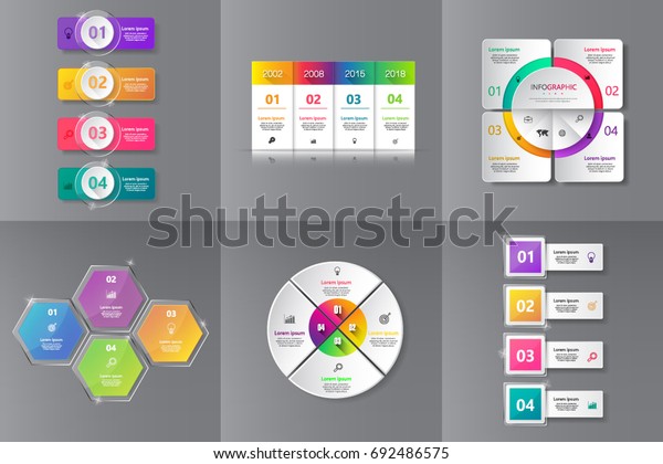 Collection Infographic Design Templatebusiness 3d Infographicscan Stock ...