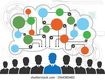 Collection of infographic people  elements for business.Vector illustration
