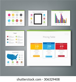 Collection of infographic Template , Infographic Element , Business infographic , Layout design , Modern Style , Vector design illustration. For your next project.