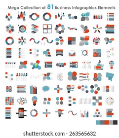 Collection of Infographic Templates for Business Vector Illustration