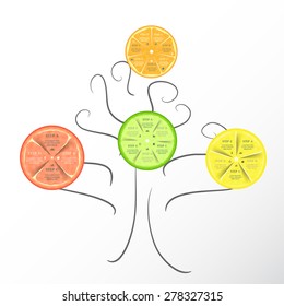 Collection of infographic templates for business. Vector illustration