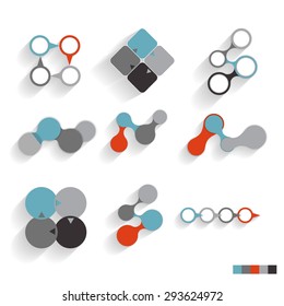 Collection of Infographic Templates for Business Vector Illustration EPS10