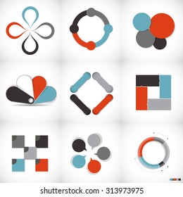 Collection of Infographic Templates for Business Vector Illustration