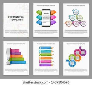 Collection infographics. Design elements. Infographics for business presentations or information banner. 
