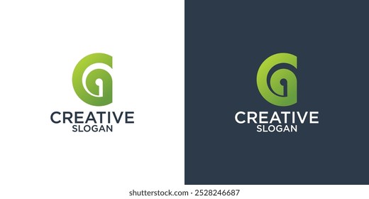 collection of initial g abstract logo design vector templates