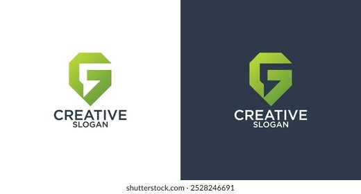 collection of initial g abstract logo design vector templates