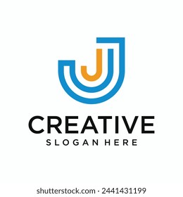 Collection of initial s monogram logo technology element design template for company