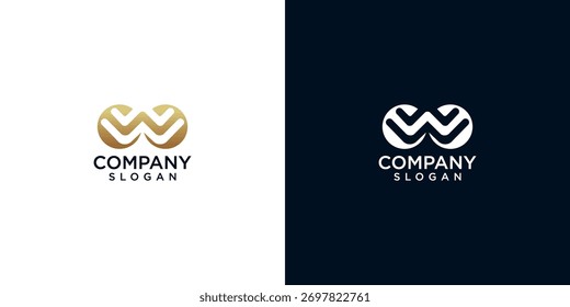 eine Kollektion von Initialen mit Vektorgrafiken für das Logo-Design, die für Technologie- und Geschäftsunternehmen geeignet sind	