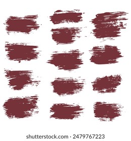Colección de tinta abstracta pincel trazo textura pintura fondo