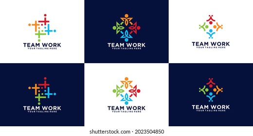 a collection of inspirational logo designs for work teams, communities, groups and groups of people