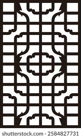 A collection of intricate CNC panel designs featuring elegant geometric patterns. Each panel showcases a unique decorative motif, including circular, hexagonal, woven, and abstract designs. These lase