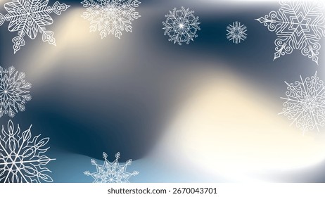 A collection of intricate snowflake designs, each unique and beautifully detailed, set against a soft purple background