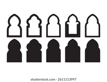 Collection of Islamic Architectural Arch Designs