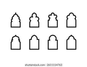 Collection of Islamic Architectural Window Designs