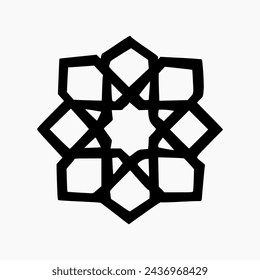 Collection of Islamic Geometric collections. Abstract mandalas. Ethnic decorative elements. Islamic, Arabic, Indian, and Ottoman motifs