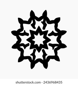 Collection of Islamic Geometric collections. Abstract mandalas. Ethnic decorative elements. Islamic, Arabic, Indian, and Ottoman motifs