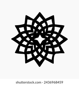 Collection of Islamic Geometric collections. Abstract mandalas. Ethnic decorative elements. Islamic, Arabic, Indian, and Ottoman motifs