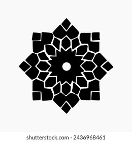 Colección de Colecciones Geométricas Islámicas. Mandalas abstractas. Elementos decorativos étnicos. motivos islámicos, árabes, indios y otomanos
