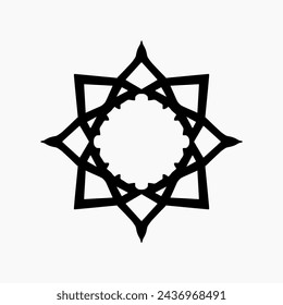 Collection of Islamic Geometric collections. Abstract mandalas. Ethnic decorative elements. Islamic, Arabic, Indian, and Ottoman motifs