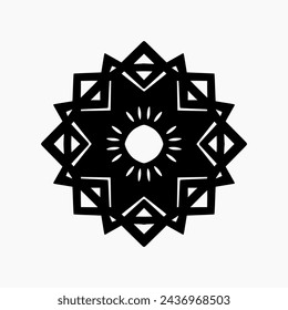 Collection of Islamic Geometric collections. Abstract mandalas. Ethnic decorative elements. Islamic, Arabic, Indian, and Ottoman motifs