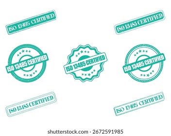 Collection of ISO 13485 Certified Rubber Stamps and Seals
