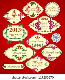 Collection of Isolated Scrapbooks Card Notes, Vector Illustration