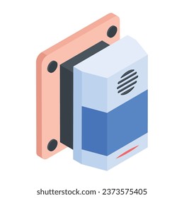 Collection of Isometric Communication Icon
