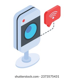Collection of Isometric Communication Icon