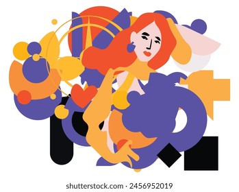 Collection of jazz musicians, jazz music festivals, concerts, eventMulticolored hand-drawn jazz music session poster. piano music colorfull