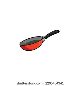 a collection of kitchen restaurant utensils with soft colors in a cute style