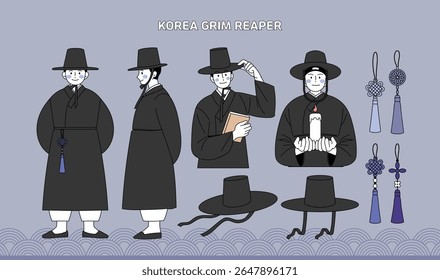 Coleção de Ilustrações Coreanas da Ceifadora