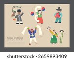 Collection of Korean Traditional Illustrations