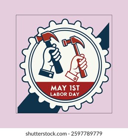 Collection of Labor Day themed illustrations and icons, labor day all elements icon set