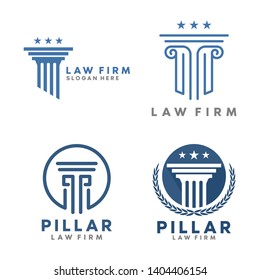 collection of law logo and illustration