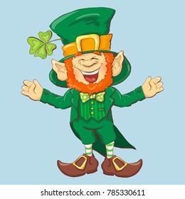 Collection of Leprechaun for Saint Patricks design.